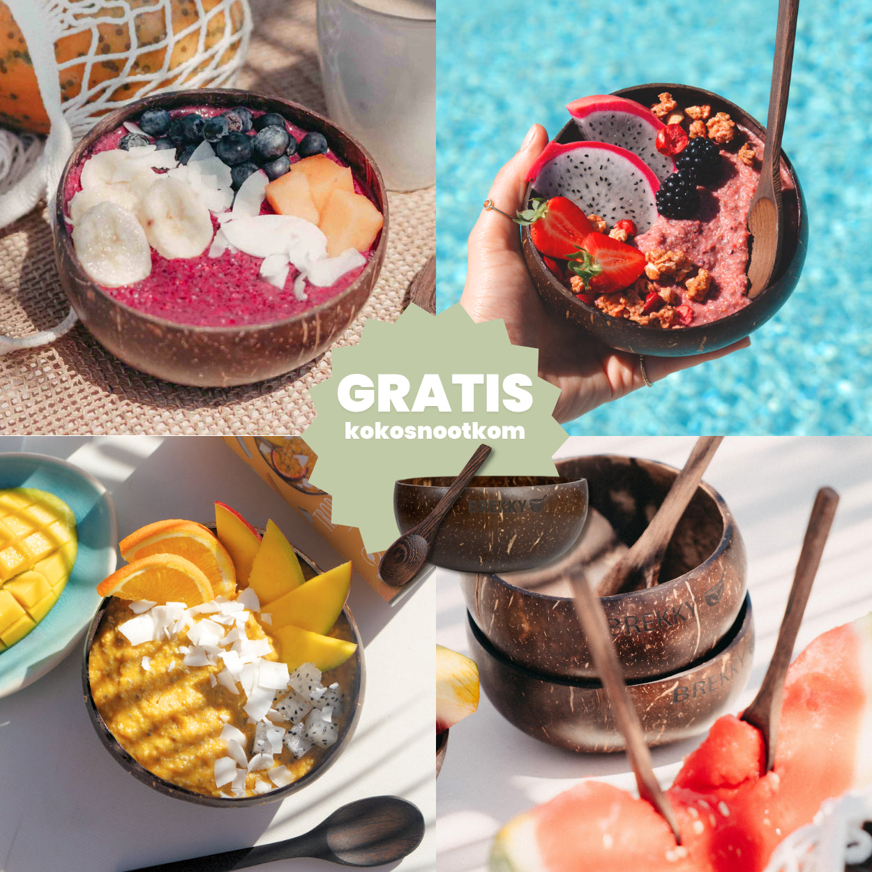 Glutenvrij Smoothie Bowls Proefpakket