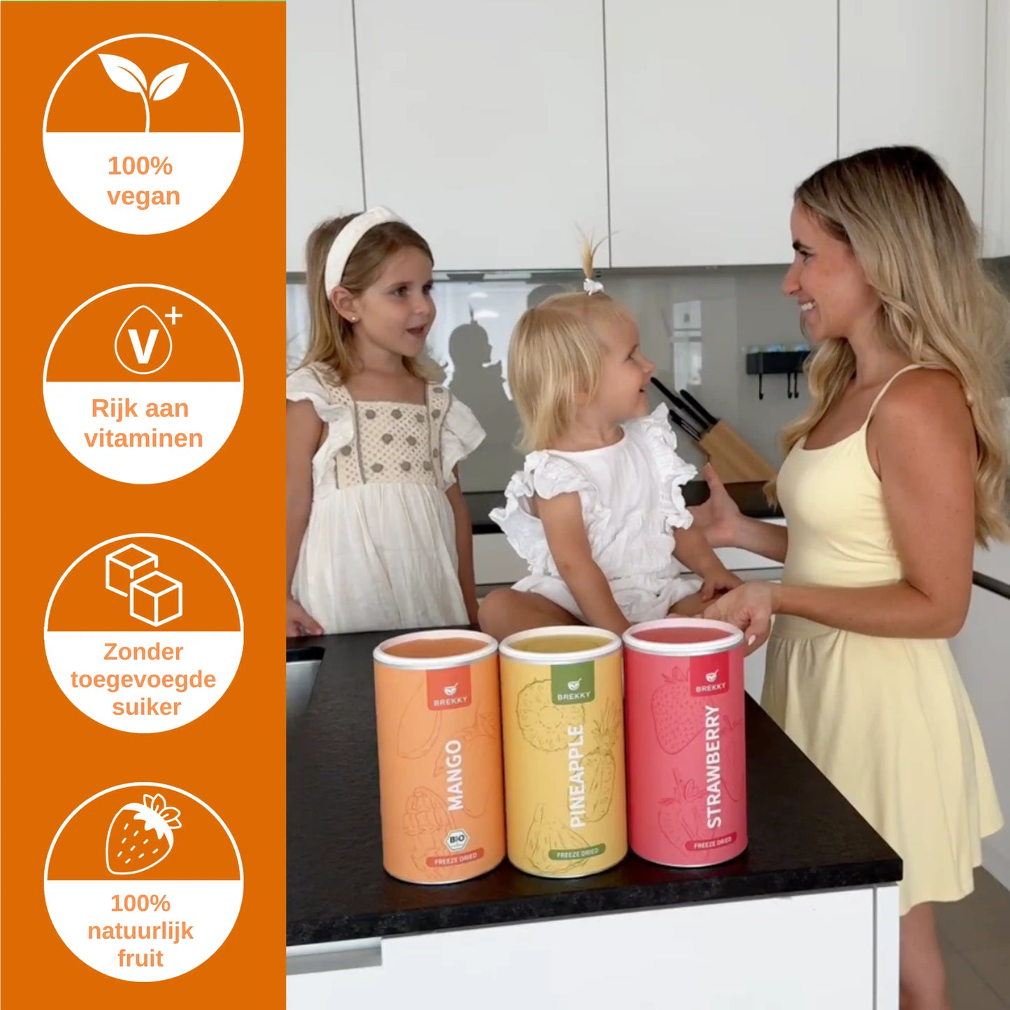 4 voor 3 Gevriesdroogd Fruit Proefpakket
