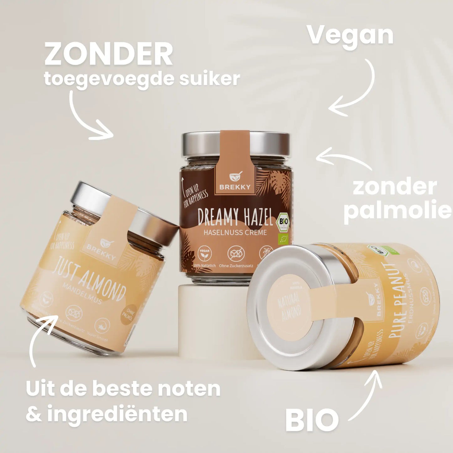 Keuzeset van 4 Toppings