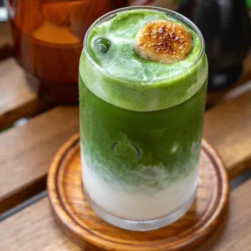 Banana Bread Matcha Latte
