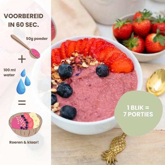 3 + 1 Gratis Smoothie Bowl keuzepakket | Birthday DEAL