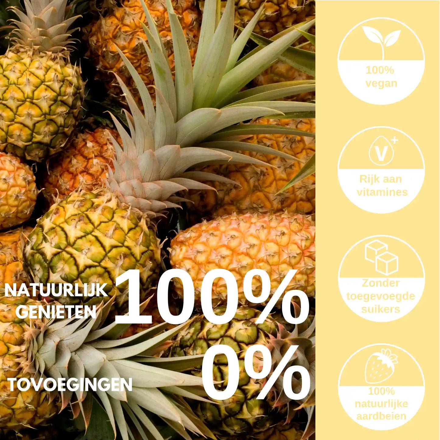 Gevriesdroogde ananas