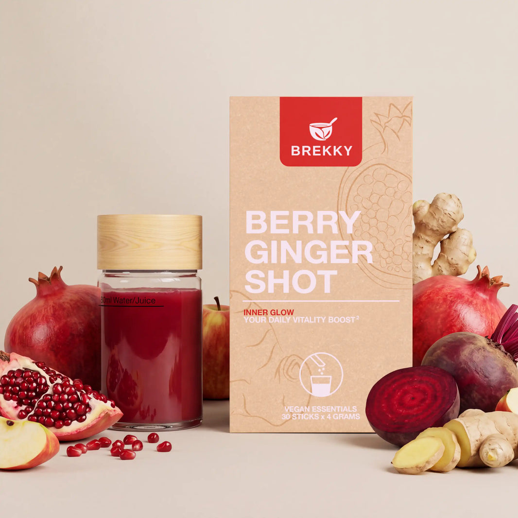 BREKKY gingershots berry product
