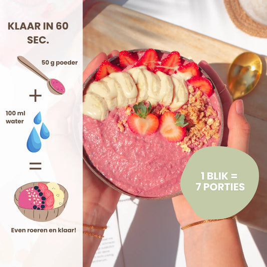 BREKKY Bereiding Smoothie Bowl, 1 Blik=7 Porties