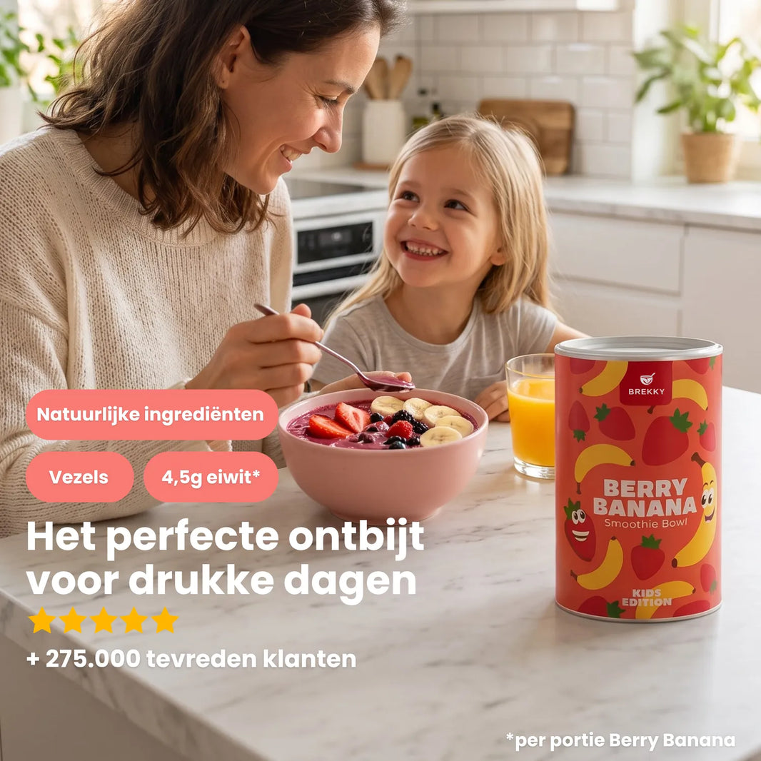 BREKK Berry Banana - Kids Bowl Smoothie Bowl USPs