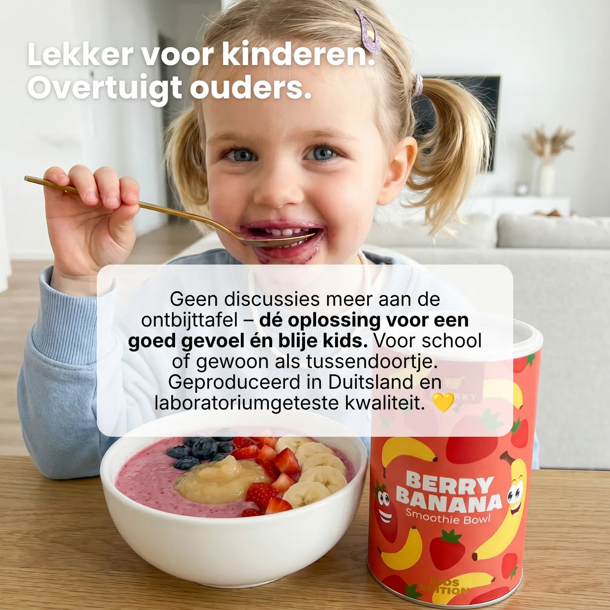 BREKKY Berry Banana Kids Bowl Feedback