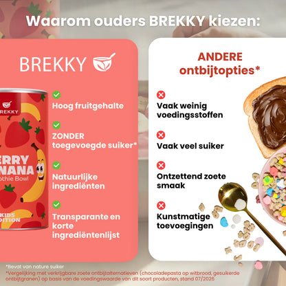 BREKKY Berry Banana Kids Bowl vs andere