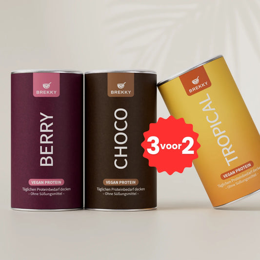 3 voor 2 Vegan Protein Proefpakket - 72u DEAL