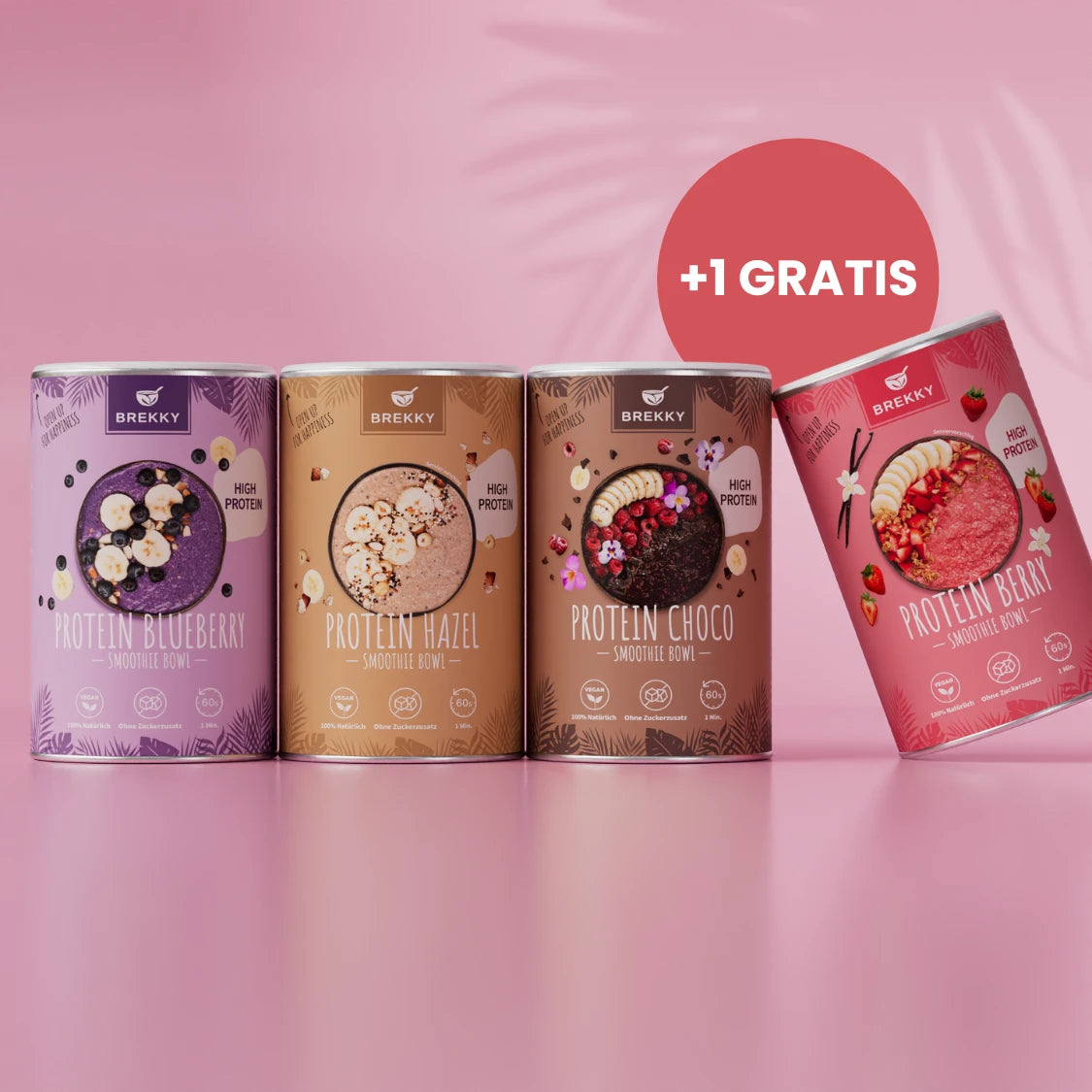 4 voor 3 High Protein Smoothie Bowl Birthday Sale proefpakket