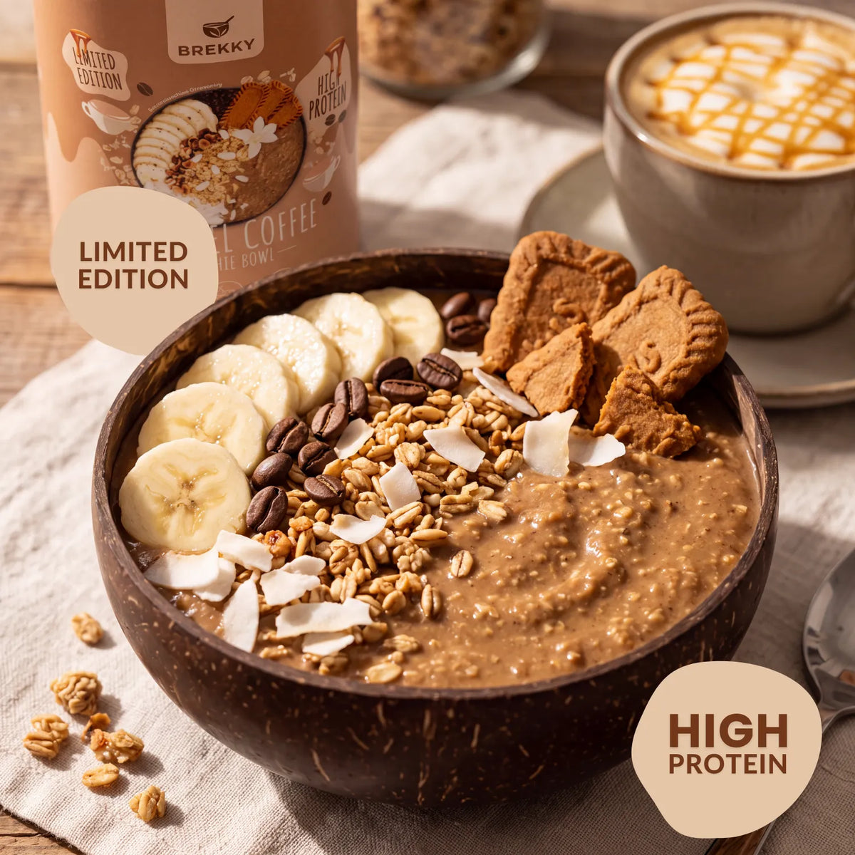 Coffee Caramel bowl bereid