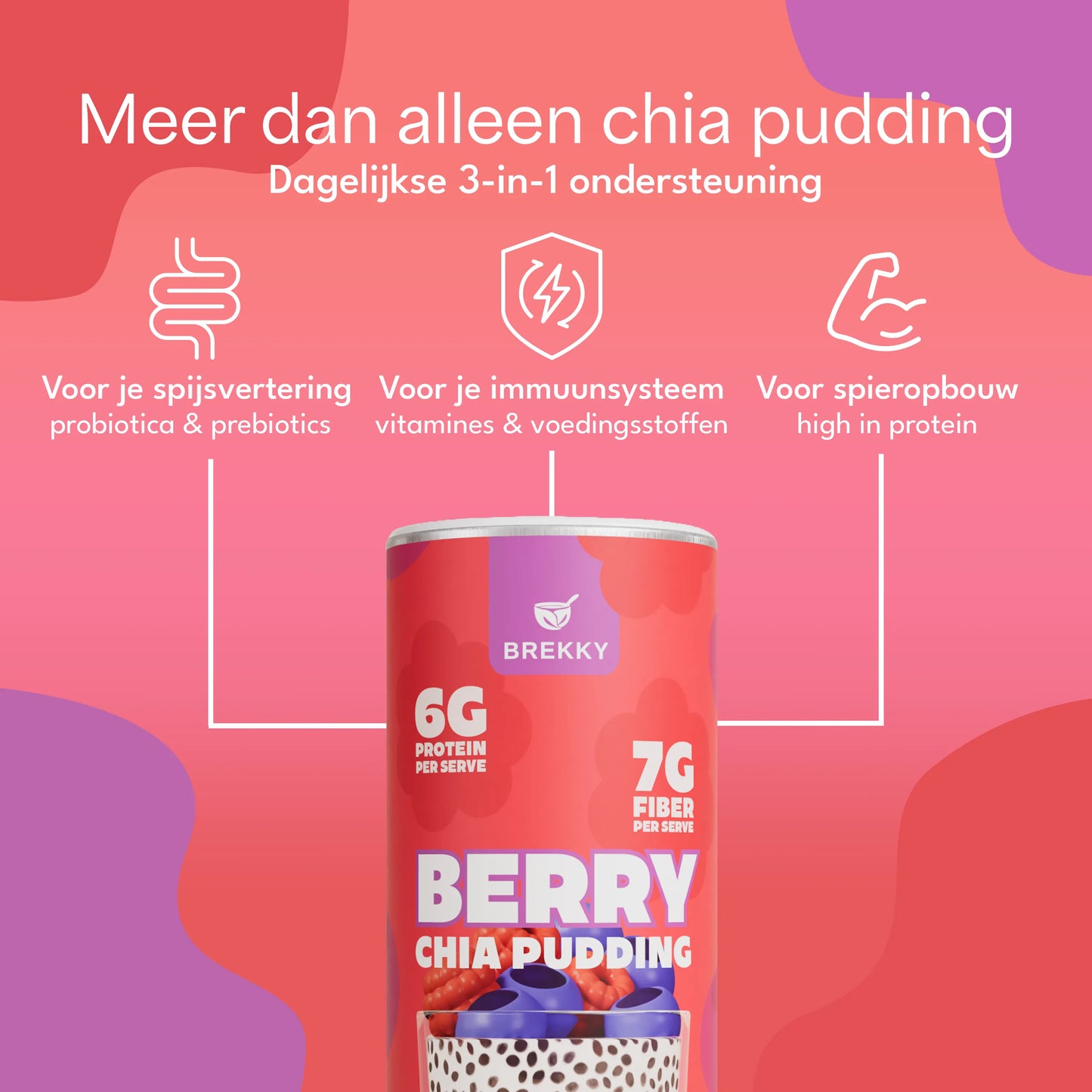 Chia Pudding Berry | Pre- & probiotisch