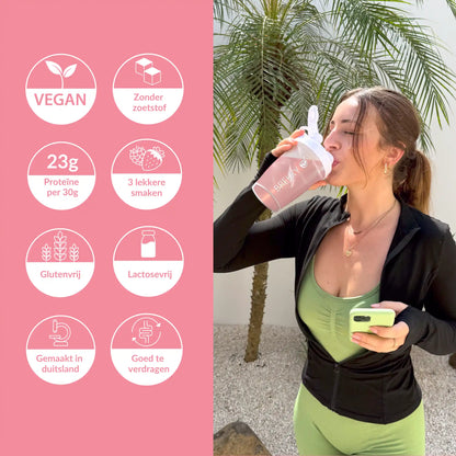 Vegan Premium Clear Protein - Birthday Proefpakket met GRATIS glazen