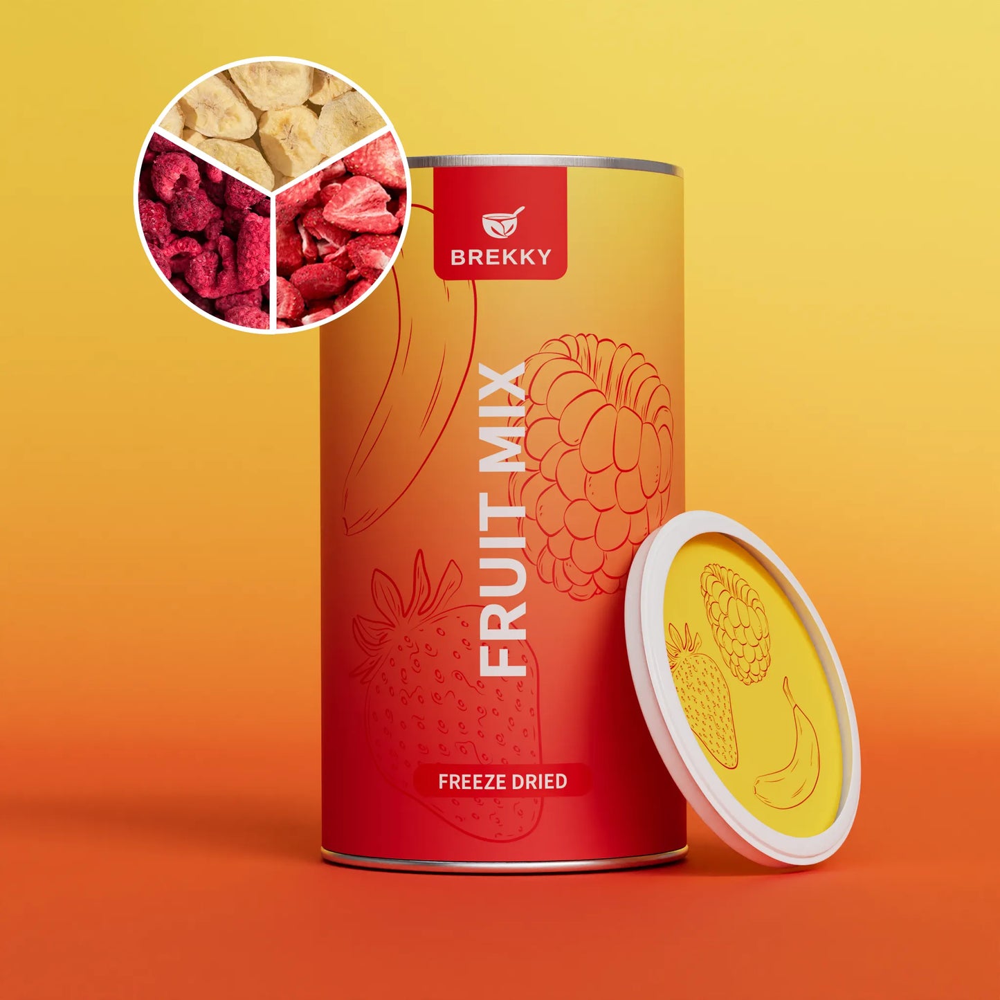 Gevriesdroogde Fruit Mix