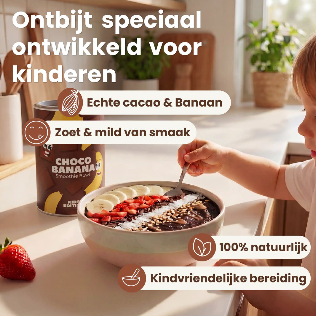 BREKKY Choco Banana Kids Bowl USPs