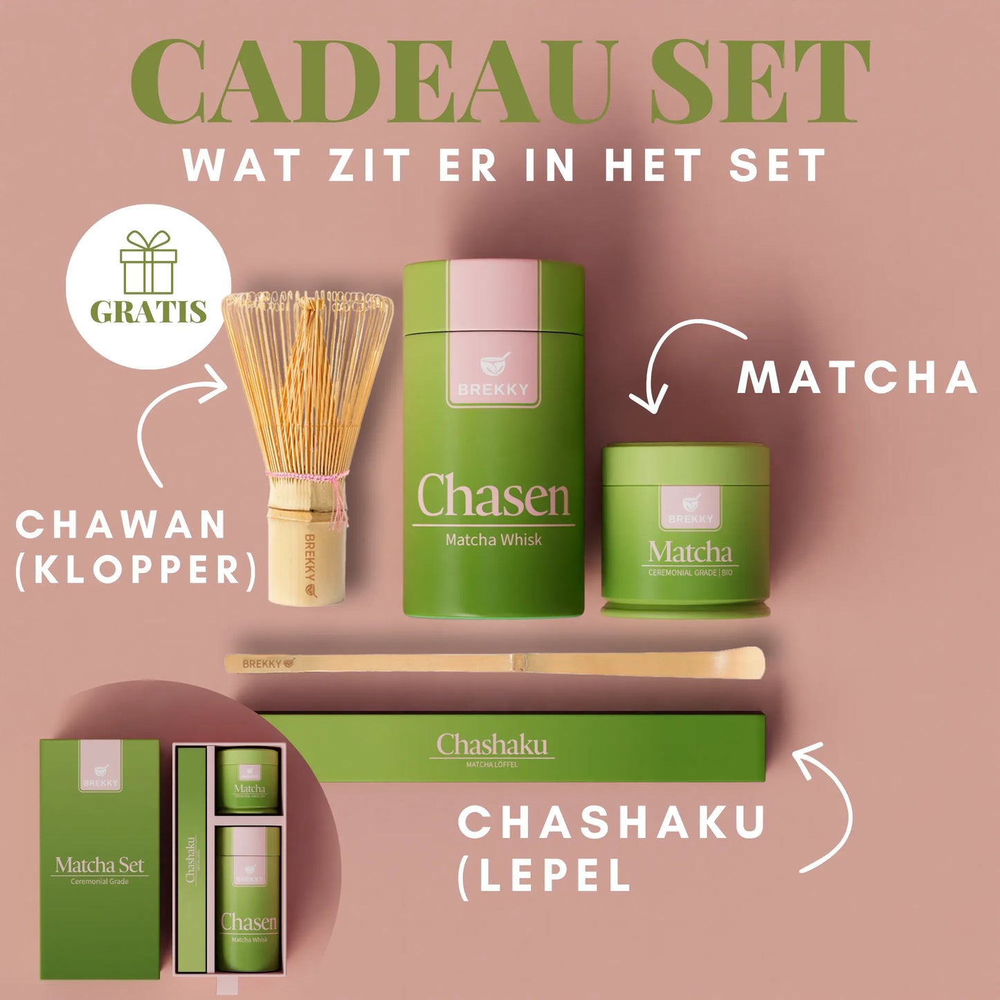 Matcha Premium Lente Cadeau Set - Ceremonial Grade
