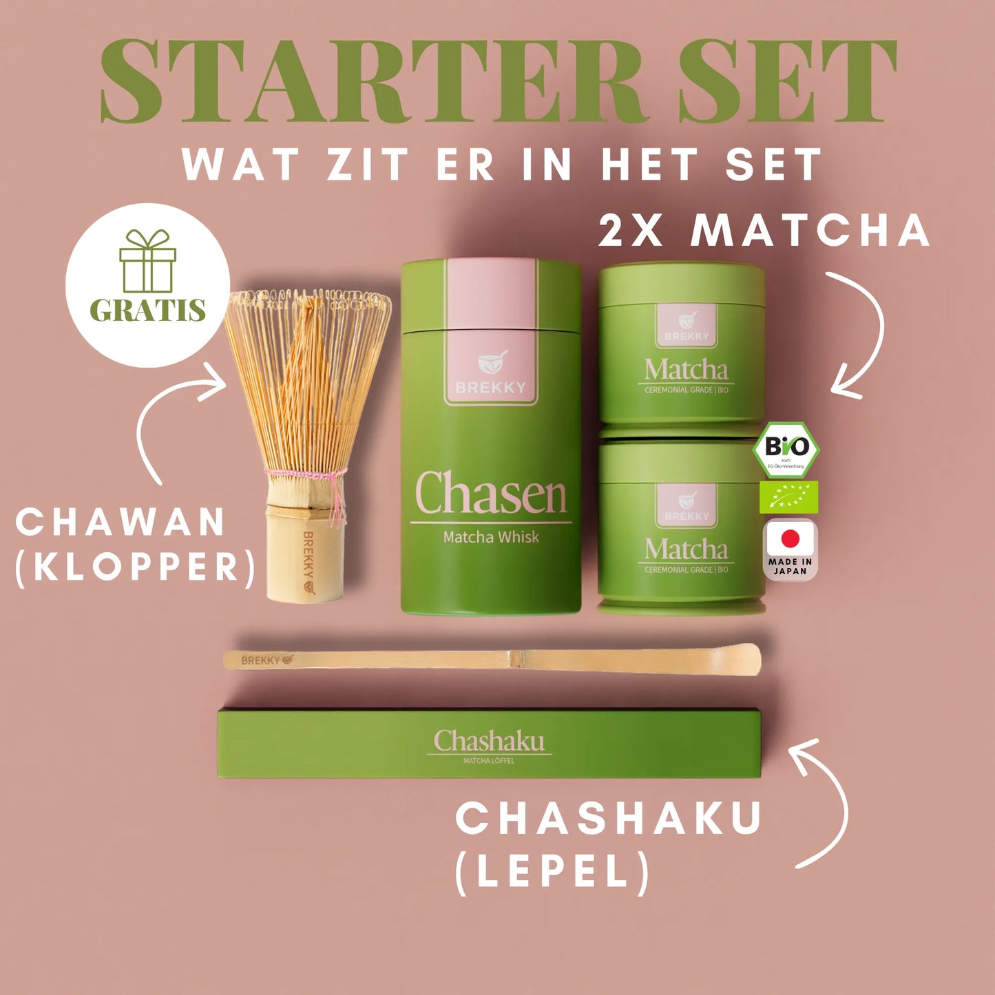 Matcha proefpakket - Starter Set