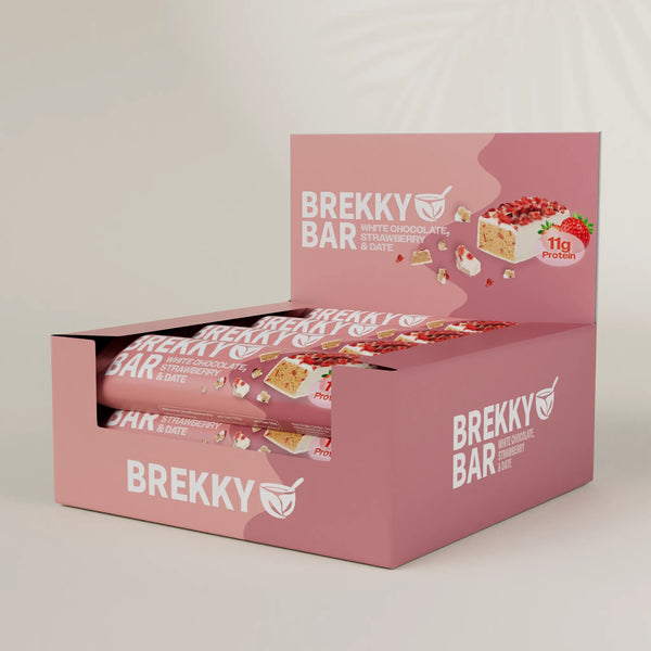 Brekky Bar - Aardbei Protein Bar - 1 Box