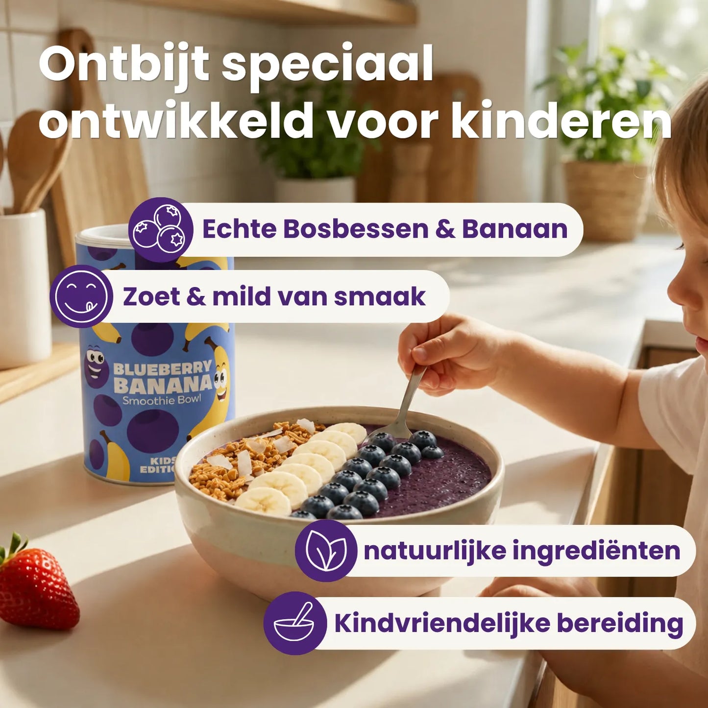 Blueberry Banana - Kids Bowl