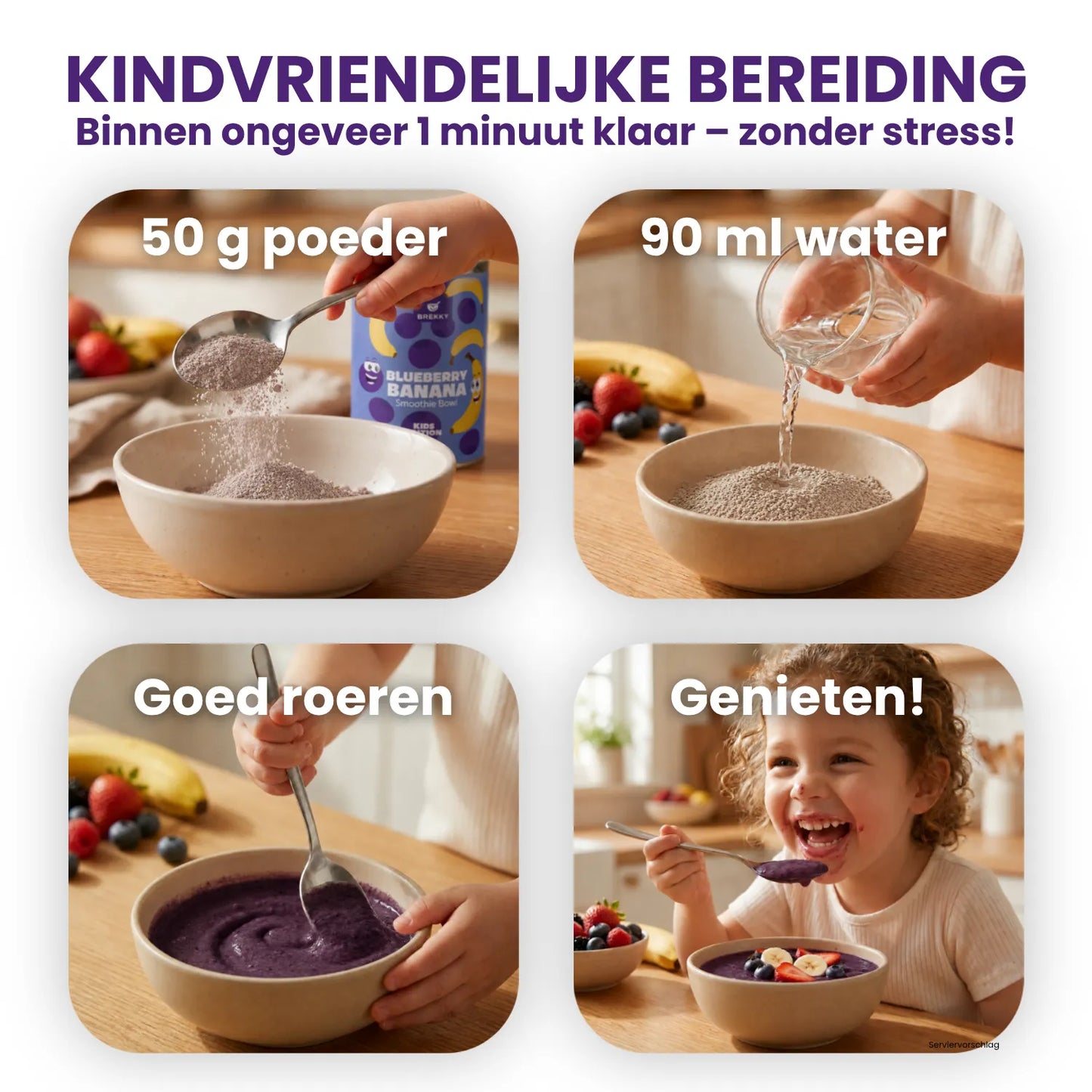 Blueberry Banana - Kids Bowl