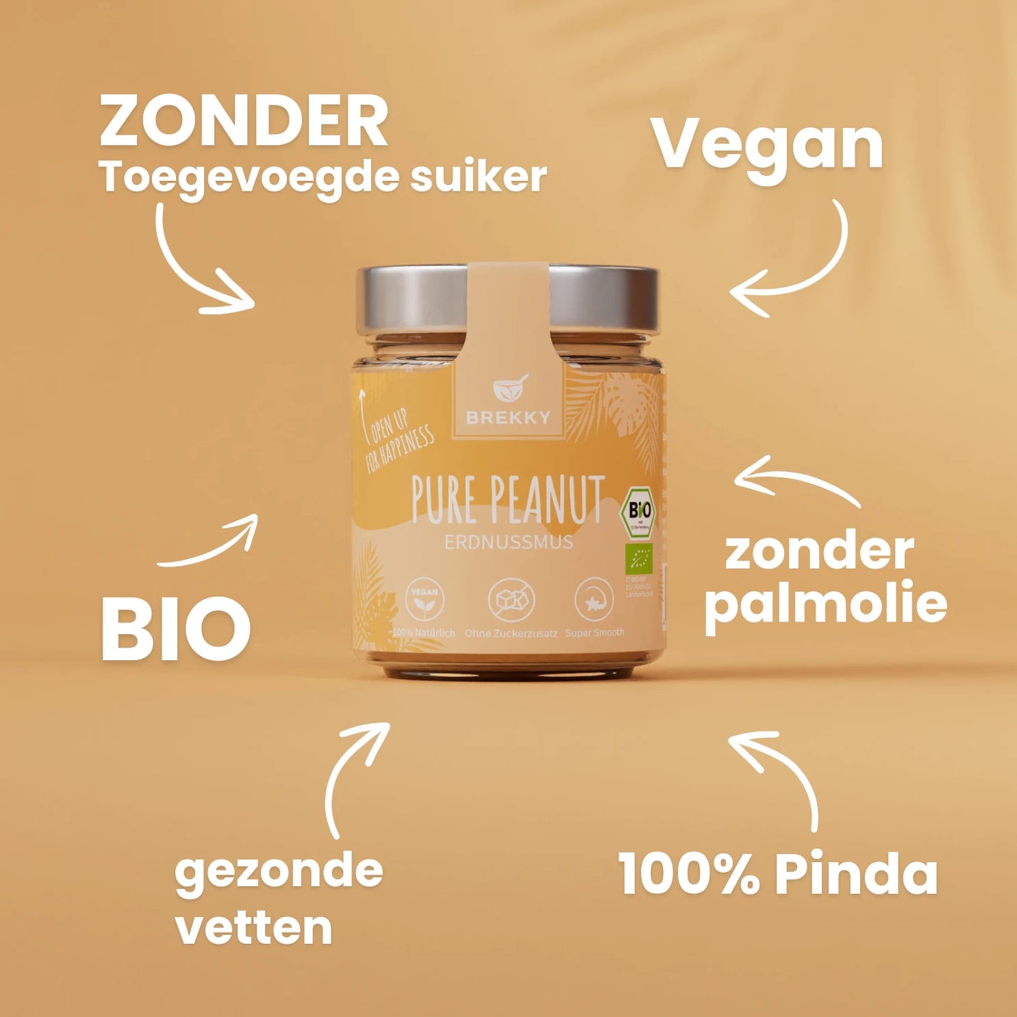 Pure Peanut BIO Pindakaas