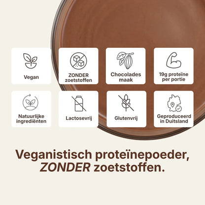 BREKKY Choco - Vegan Proteïnepoeder USPs