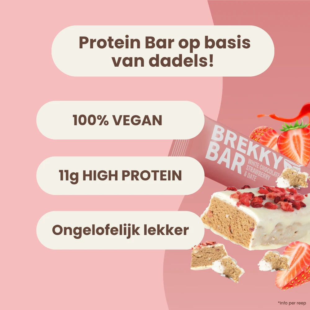 Brekky Bar - Aardbei Protein Bar