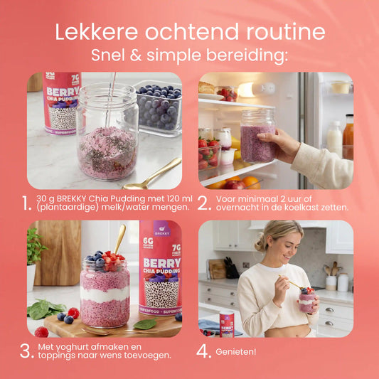 Chia Pudding Proefpakket | Vezelrijk