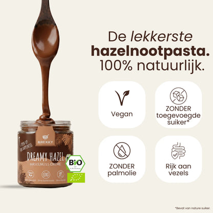 Dreamy Hazel BIO Hazelnootpasta
