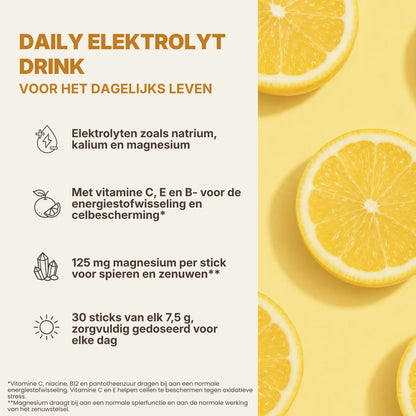 BREKKY Hydration Sticks Lemon voordelen