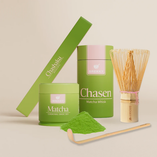 BREKKY Matcha proefpakket meet matcha en accessoires
