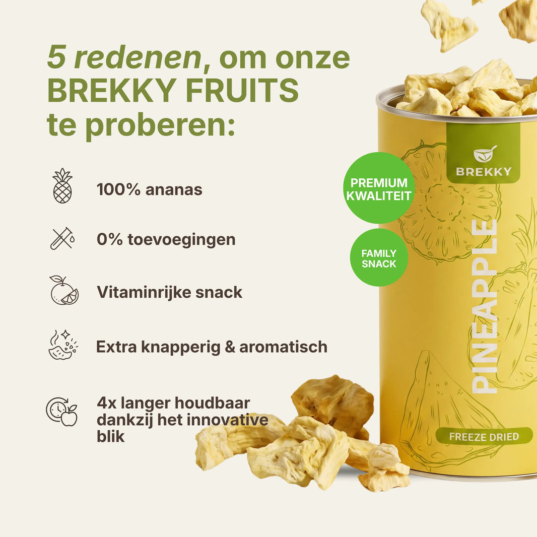Gevriesdroogde Ananas