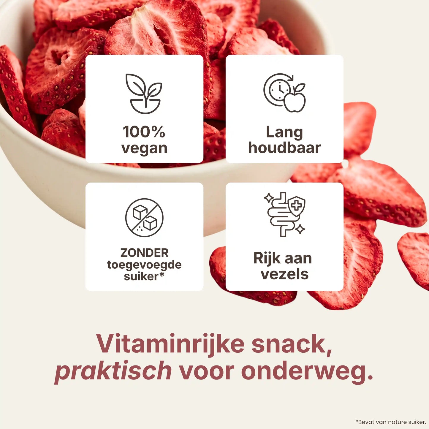 2 + 1 Gratis Gevriesdroogd Fruit | Birthday DEAL
