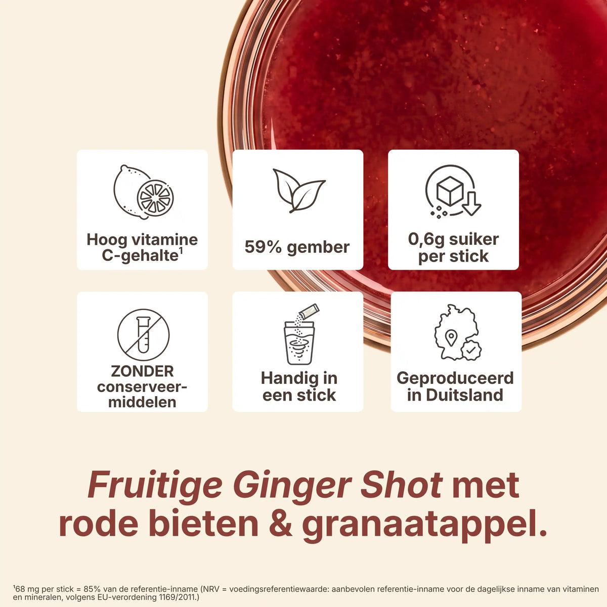 Berry Ginger Shot Benefits