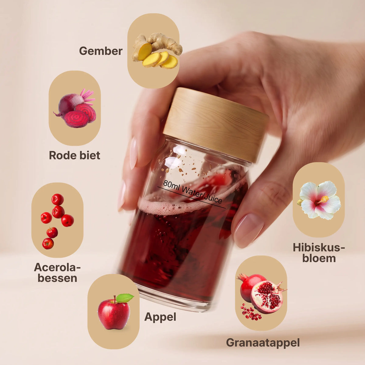 Berry Ginger Shot ingredients