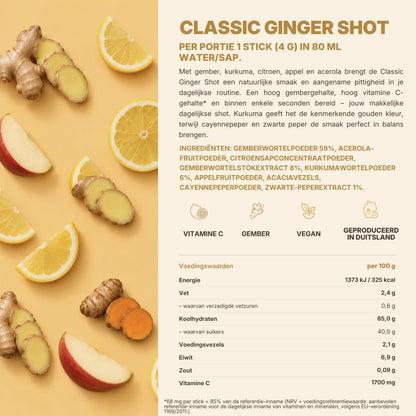 Classic Ginger Shot Ingredients