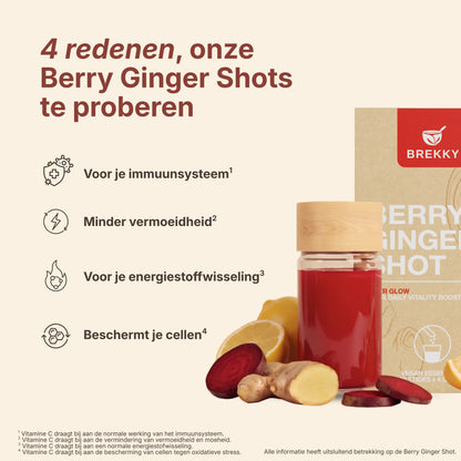 Berry Ginger Shots USPs