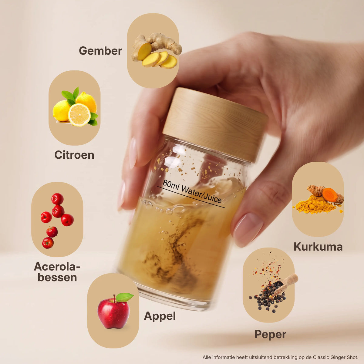 Classic Ginger shot ingredients
