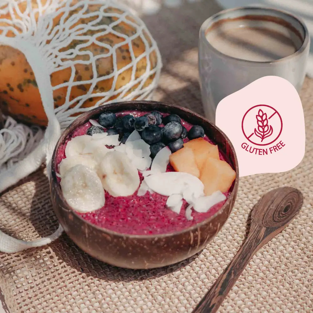 BREKKY Wildberry Mix (Glutenvrij) Smoothie Bowl bereid