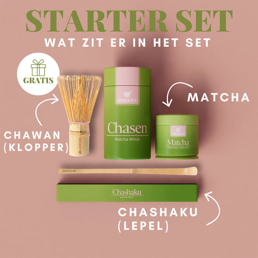 BIO Matcha proefpakket - Beperkte Lente Starter Set