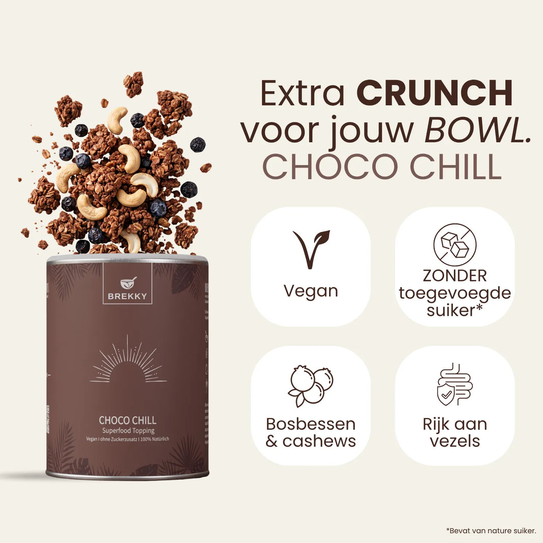 BREKKY Choco Chill Topping extra crunchy