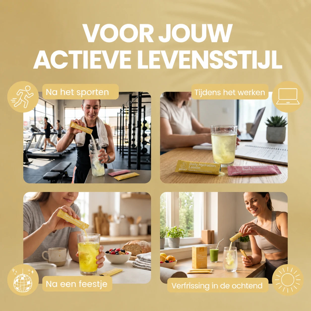 Hydration Sticks für den aktiven Lifestyle