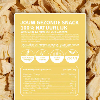 Gevriesdroogde ananas