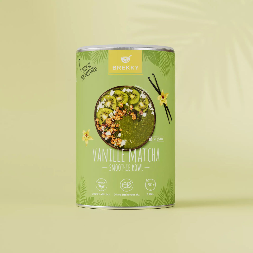BREKKY Vanille Matcha Smoothie Bowl