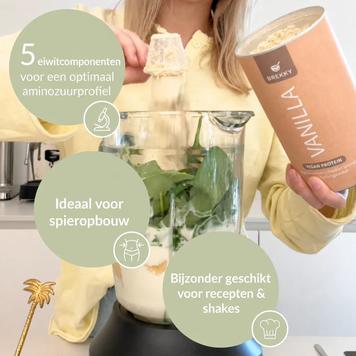 Vanilla Vegan Protein voor spieropbouw en shakes