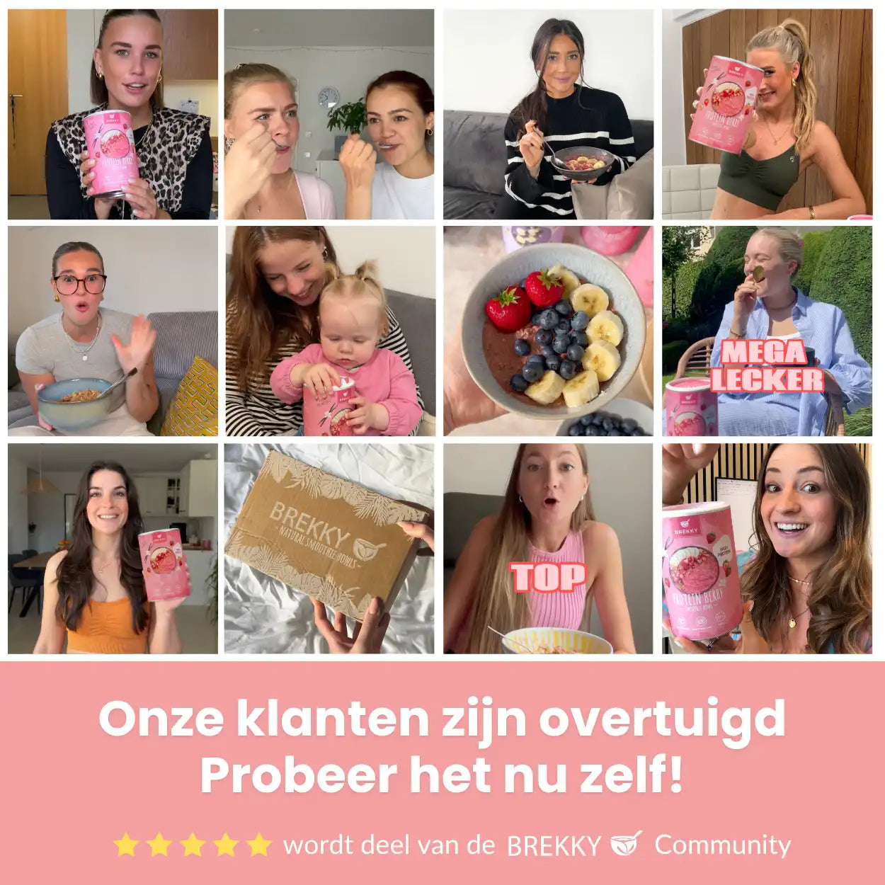 4 voor 3 High Protein Smoothie Bowl Birthday Sale proefpakket