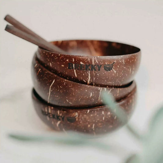 4er Kokosnoot Kom Set